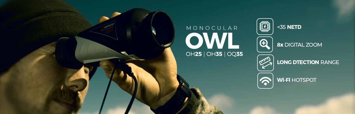 Hikmicro Owl Thermal Monocular OH25 OH35 OQ35 <35 Netd
